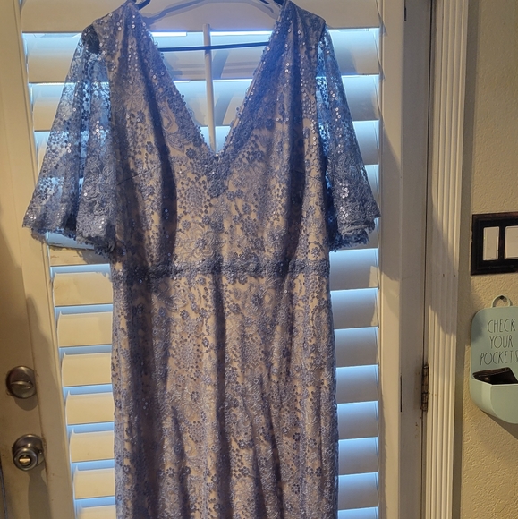 Tadashi Shoji Dresses & Skirts - Blue plus size formal dress